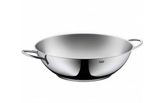 Silit Wok, Plata, 32 Cm 21 3730 0472 Silit3730 Silit 3730 (21.3730.0472)