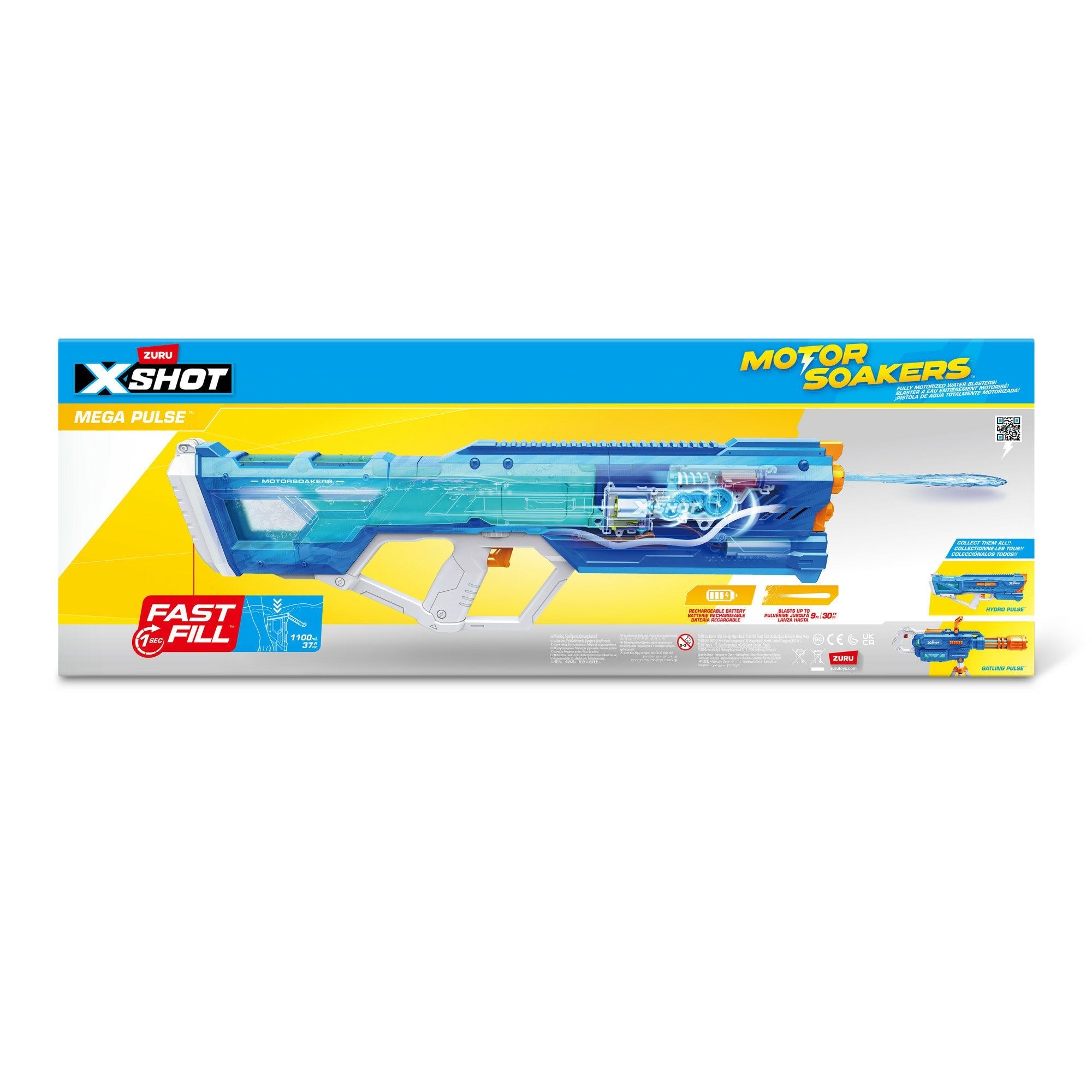 Zuru Xshot Water - Mega Pulse Motor Soacer, Waterblaster 118159