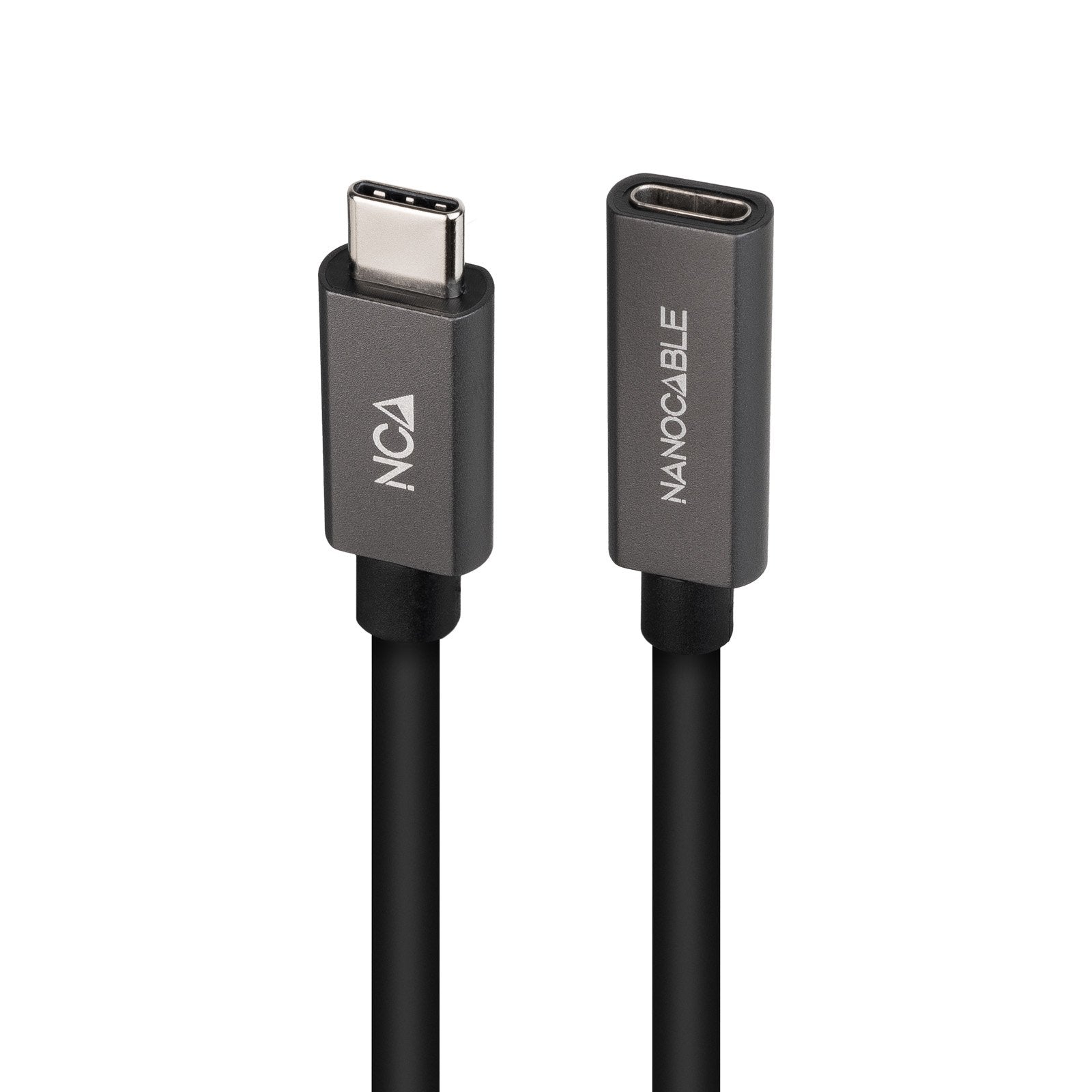 Nanocable Cable Usb 3.2 Gen2x2 60w 4k/60hz Usb-C M/H - 0.5m - Negro