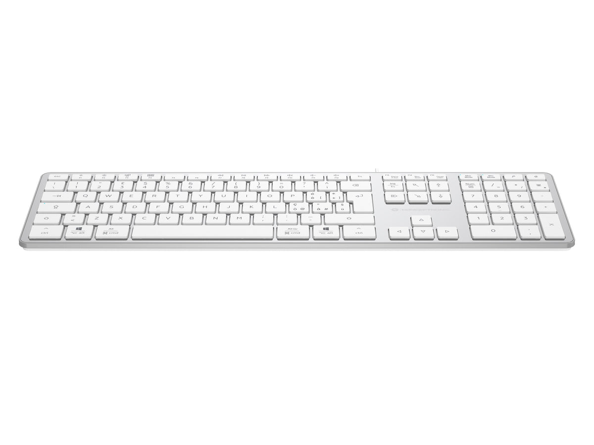Conceptronic Usb Teclado Slim Usb-A/Usb-C Layout It Ws