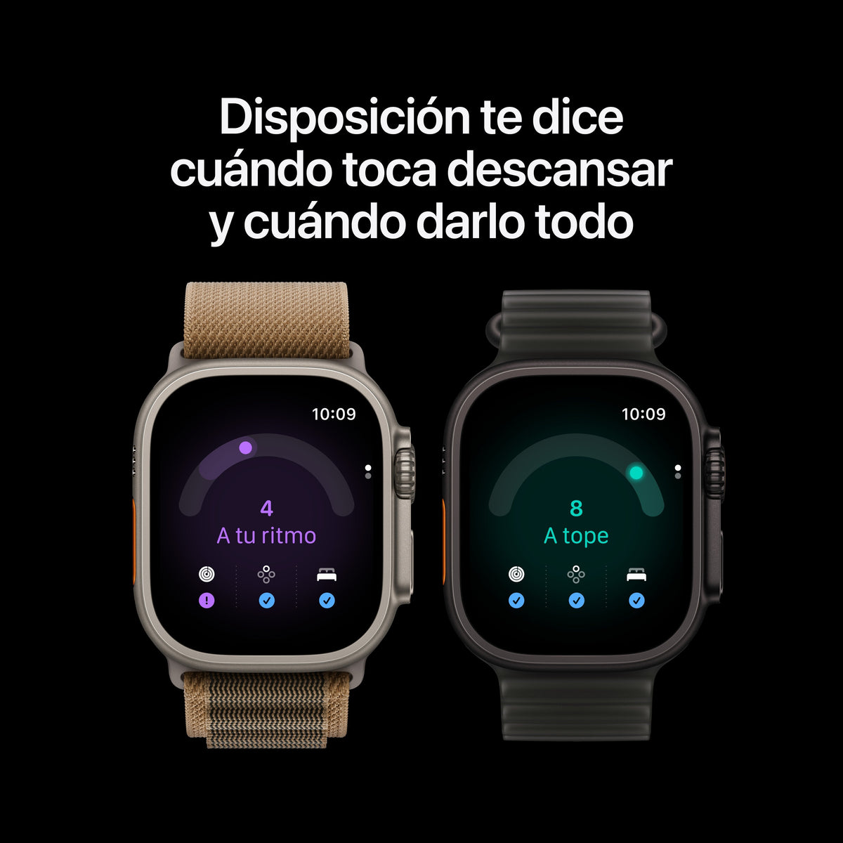 Apple Watch Ultra 4 Gps 49mm Caja De Titanio Negro Correa Loop Alpine Burdeos L
