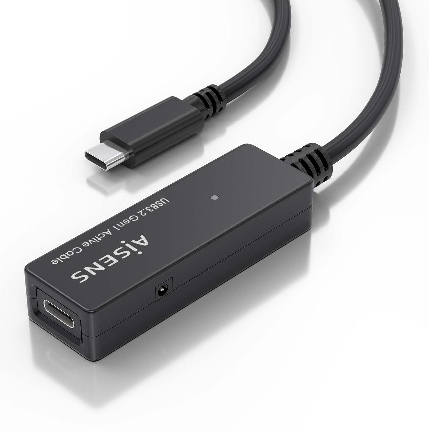 Aisens Cable Usb 3.2 Gen1x1 Prolongador Con Amplificador, Usb-C/M-Usb-C/H, Negro, 5.0m