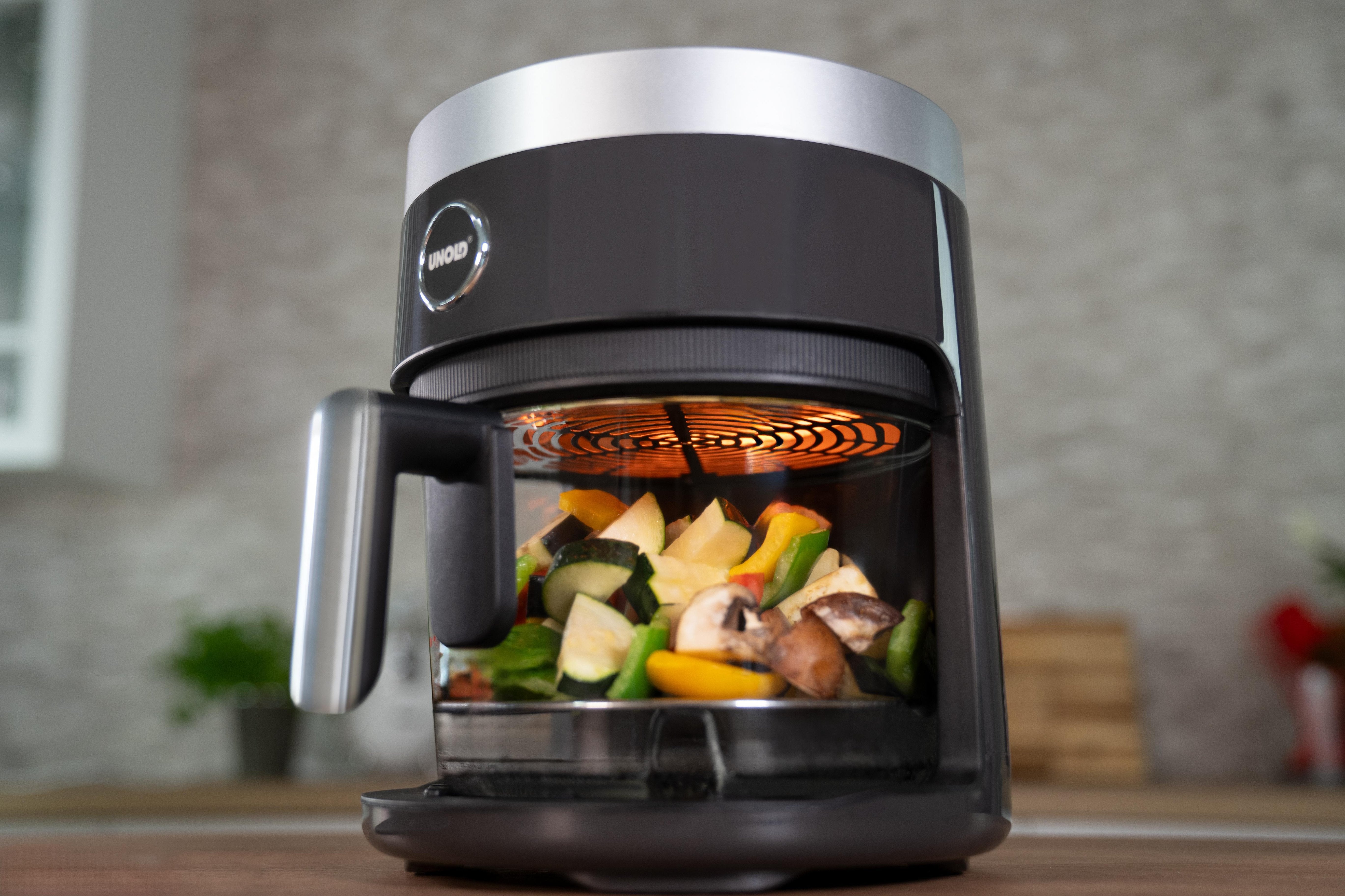 EAN 4011689586958 - Unold 58695 freidora Sencillo 3,5 L Independiente 1200 W Freidora de aire caliente Negro imagen 5