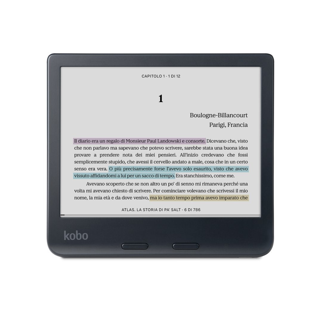 Kobo Ebook-Reader Ebookreader Libra Colour Negro Negro Bundle Incl Stylus 2 (N428-Ku-Bk-K-Bu) (N428kubkkbu)