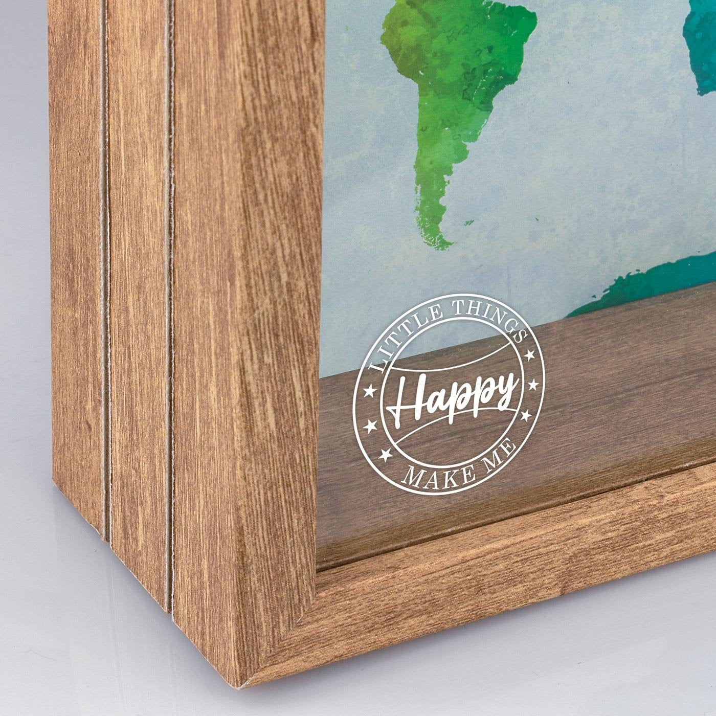 Zep Jacob Caja De Dinero Marrón Vidrio, Mdf, Madera 1 Pieza(S)