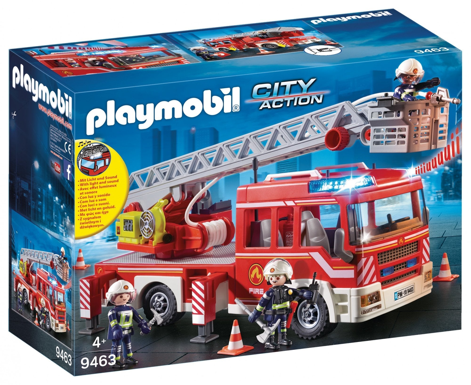 Playmobil Camion De Bomberos Con Escalera