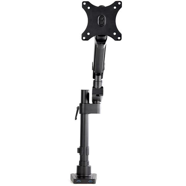 EAN 0065030888349 - StarTech.com ARMPIVOT2USB3 soporte para monitor 86,4 cm (34") Escritorio Negro imagen 7