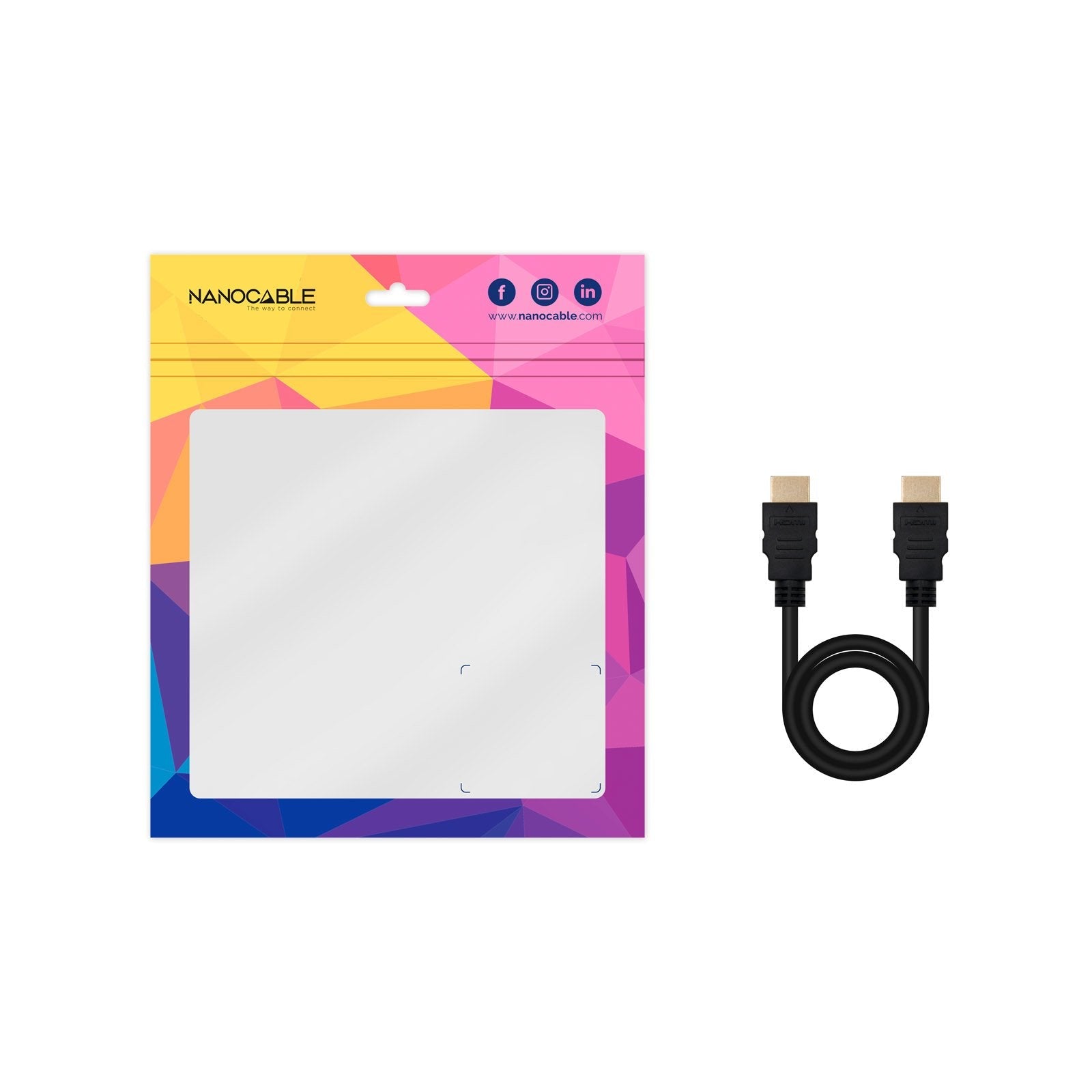 Nanocable Cable Hdmi V2.0 Macho A Hdmi V2.0 Macho 0.50m - 4k@60hz 18gbps - Negro