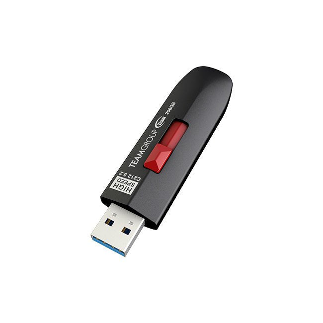 Team Group C212 512 Gb, Memoria Usb Negro/Rojo, Usb-A 3.2 Gen 2 Tc2123512gb01