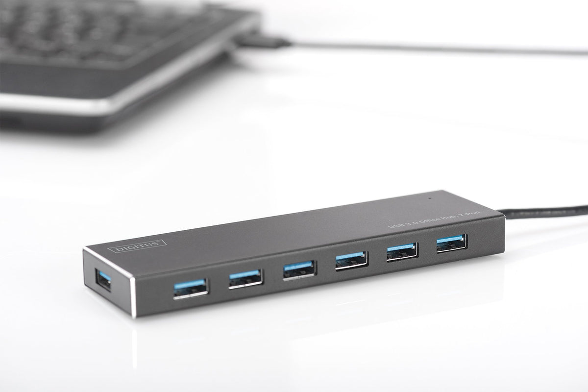 EAN 4016032447474 - Digitus DA-70241-1 hub de interfaz USB 3.2 Gen 1 (3.1 Gen 1) Type-A 5000 Mbit/s Gris imagen 5
