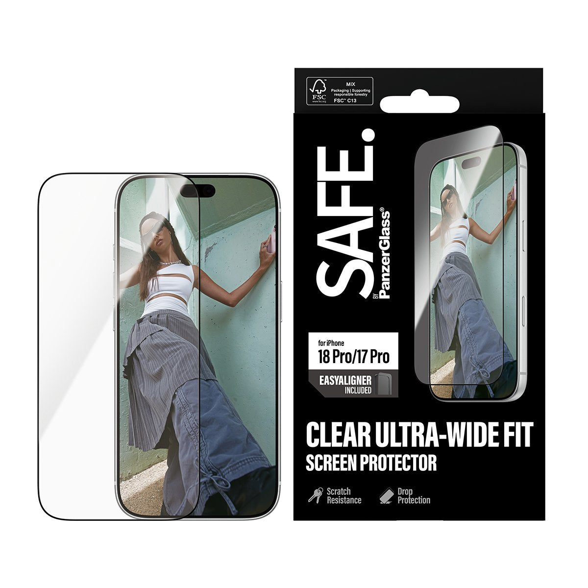 Panzerglass Safe. Screen Protector Iphone 18 Pro/ 17 Pro