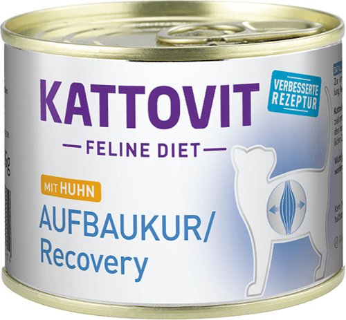 Comida Húmeda Para Gatos Kattovit Feline Diet Aufbaukur Recovery 185g