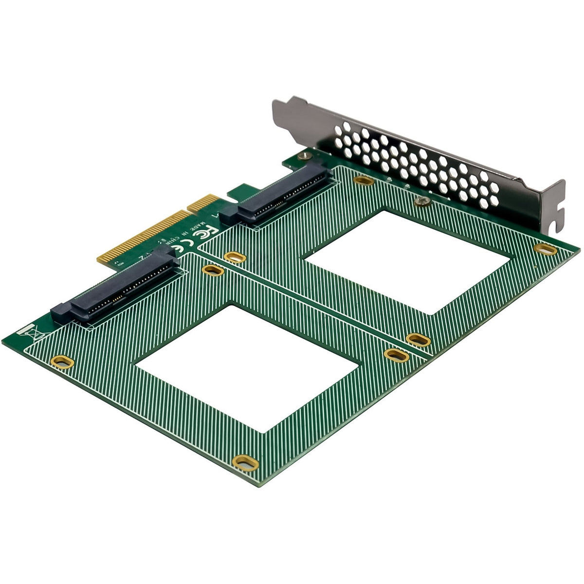 Inline Pcie Tarjeta A 2x Interno U.2 Nvme Sff-8639 Bifurcation - Pcie X8 - Ancho