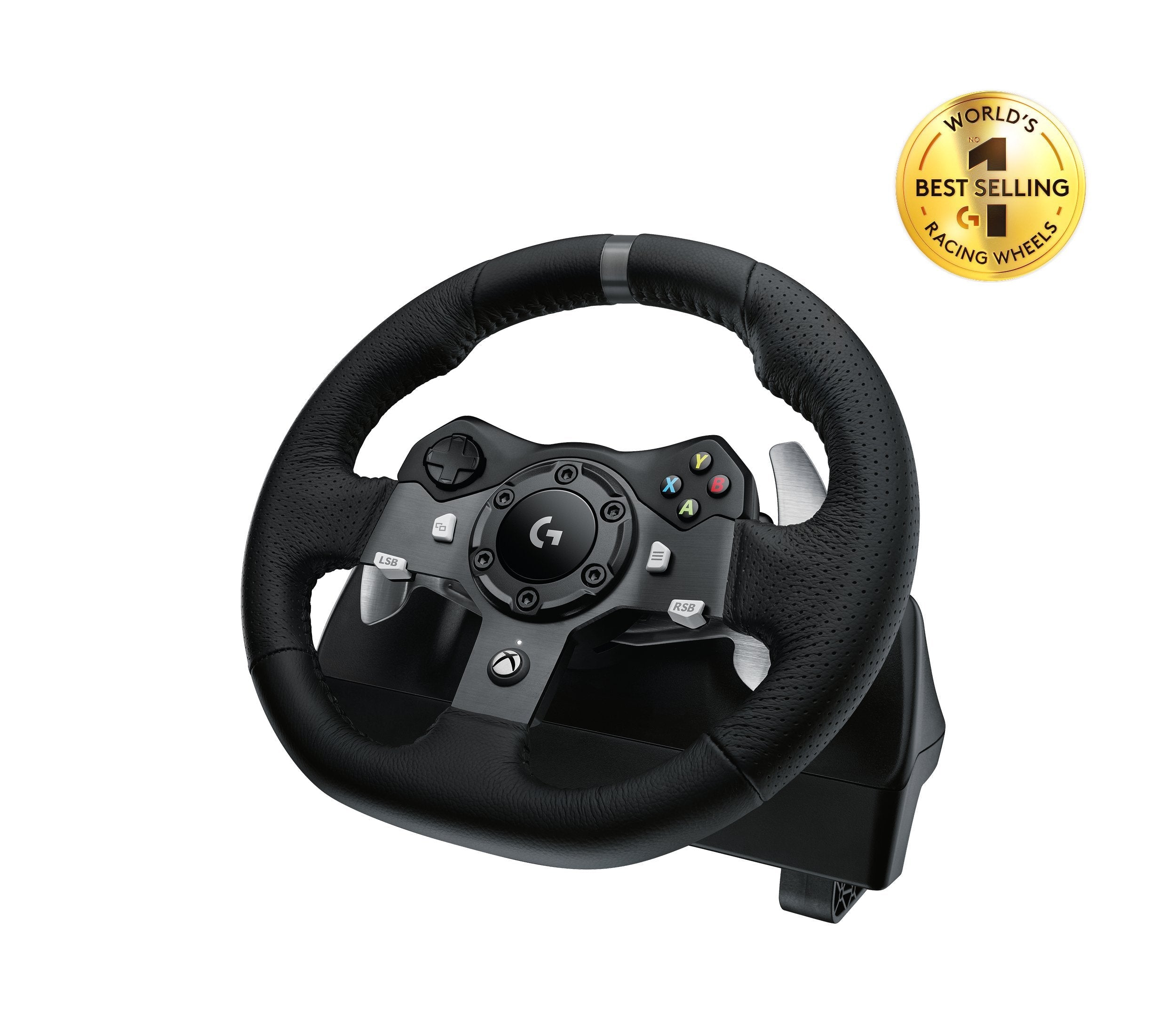 Volante De Carreras Logitech G920 Driving Forcé Para Xbox One Pc Forcé Feedback Con Dos Motores 900 Rotación Pedales Calibracion Automatica