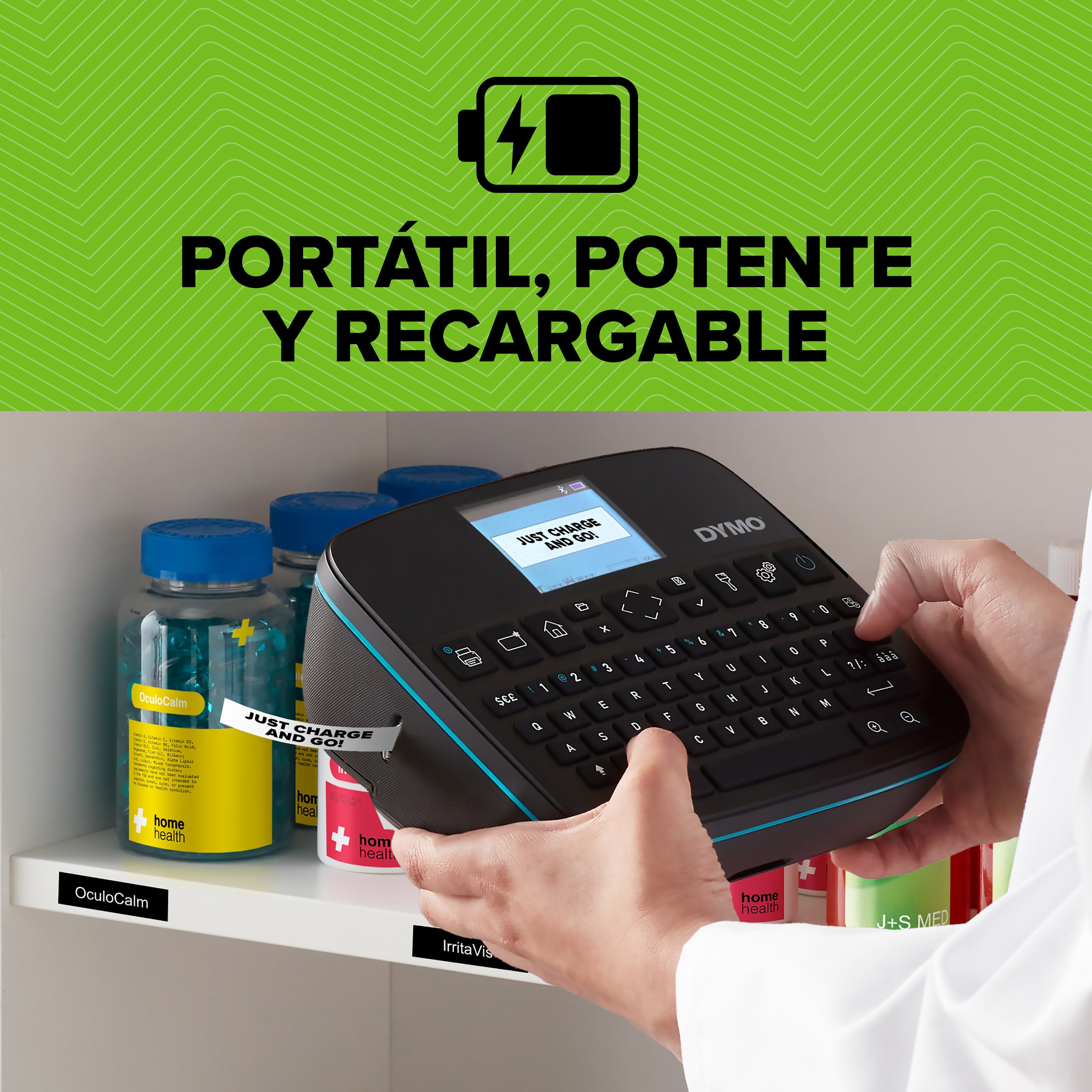EAN 0071701063762 - DYMO LabelManager LabelWriter 640CB Portable & Rechargeable Label Maker with Dual Connectivity - 2197370 imagen 5