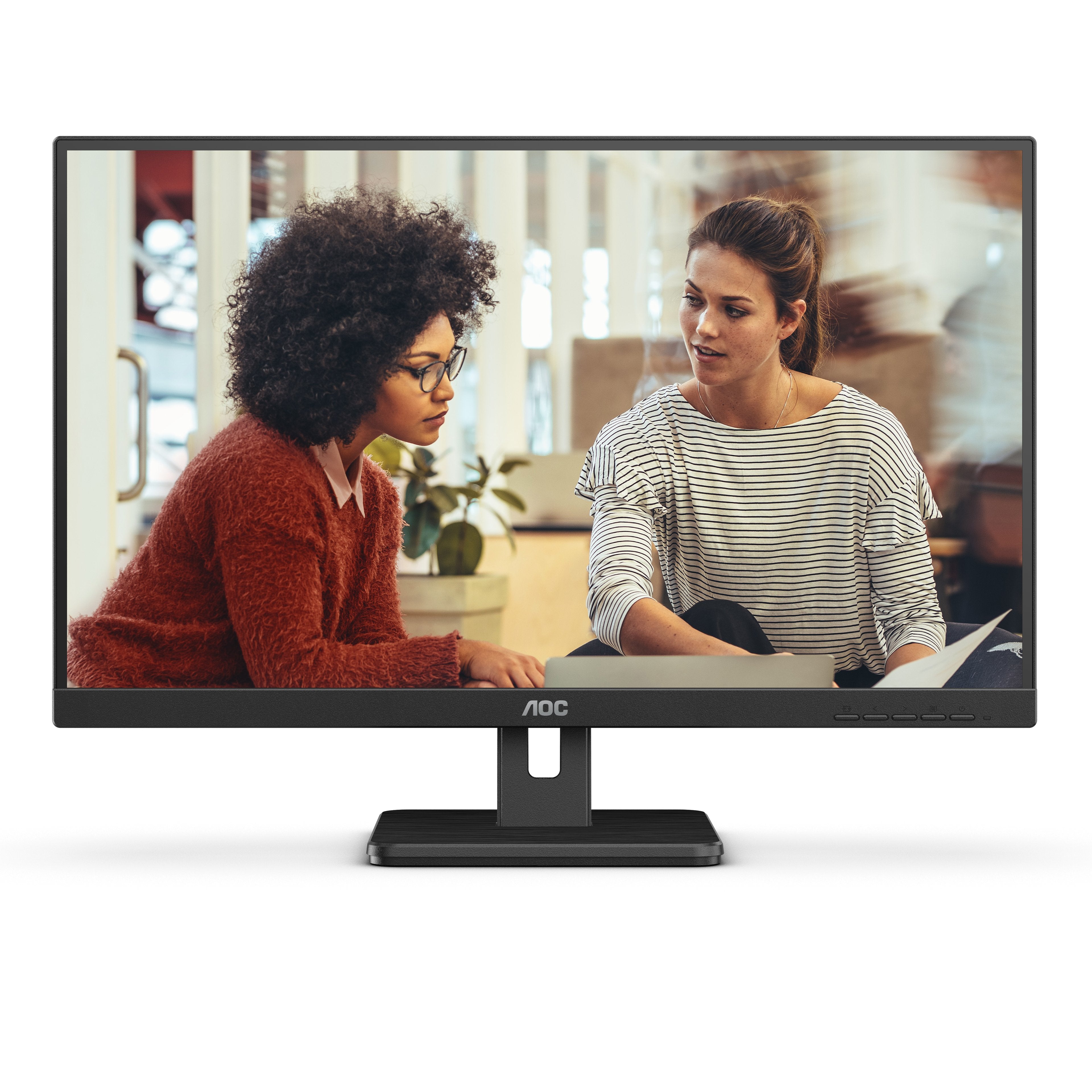 Monitor Aoc Q27e3uam 27" Wqhd Va 75hz 4ms 350cd M2 Hdmi 1.4 Dp Usb3.2x2