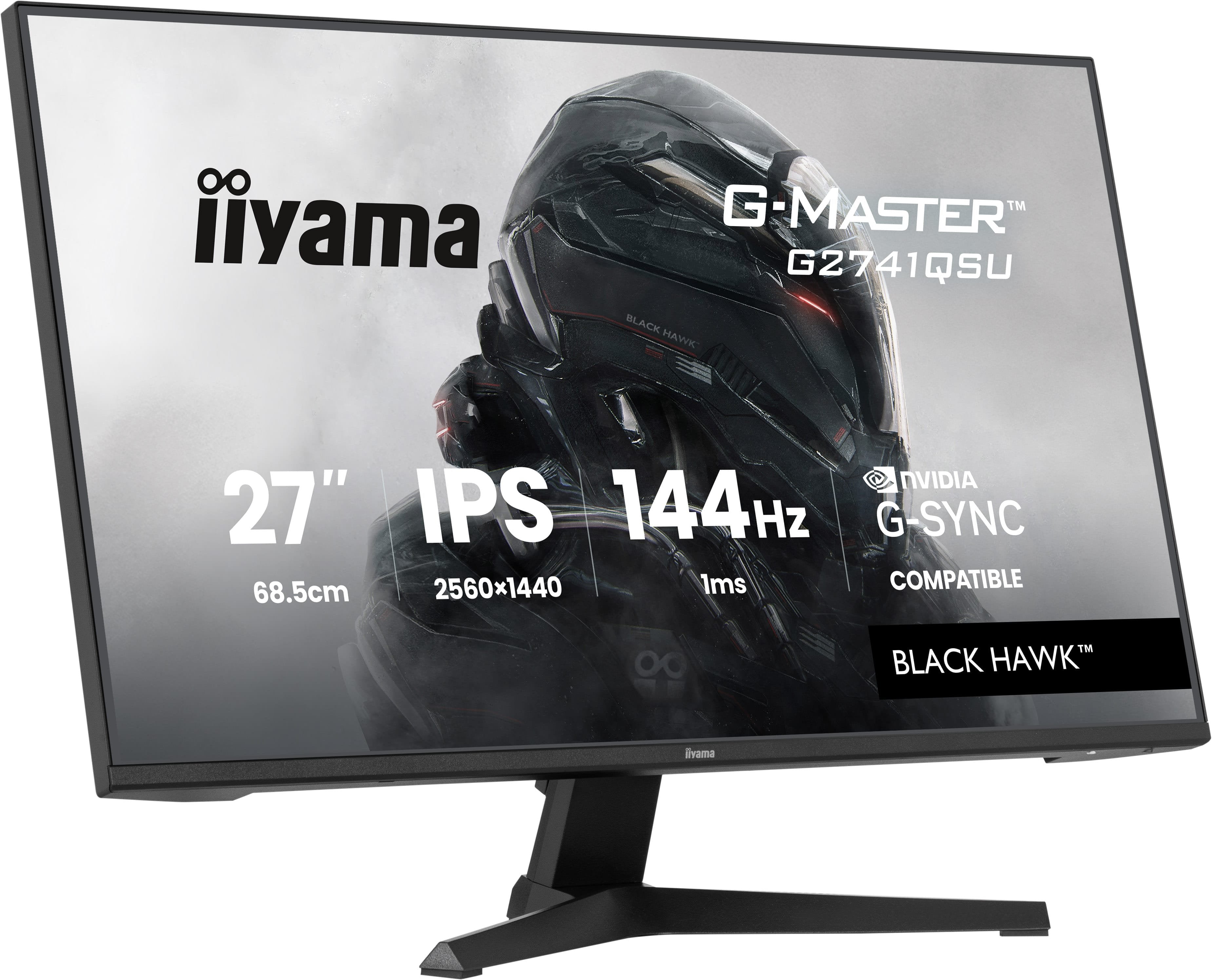 EAN 4948570126873 - iiyama G-MASTER G2741QSU-B1 pantalla para PC 68,6 cm (27") 2560 x 1440 Pixeles 4K Ultra HD QLED Negro imagen 4