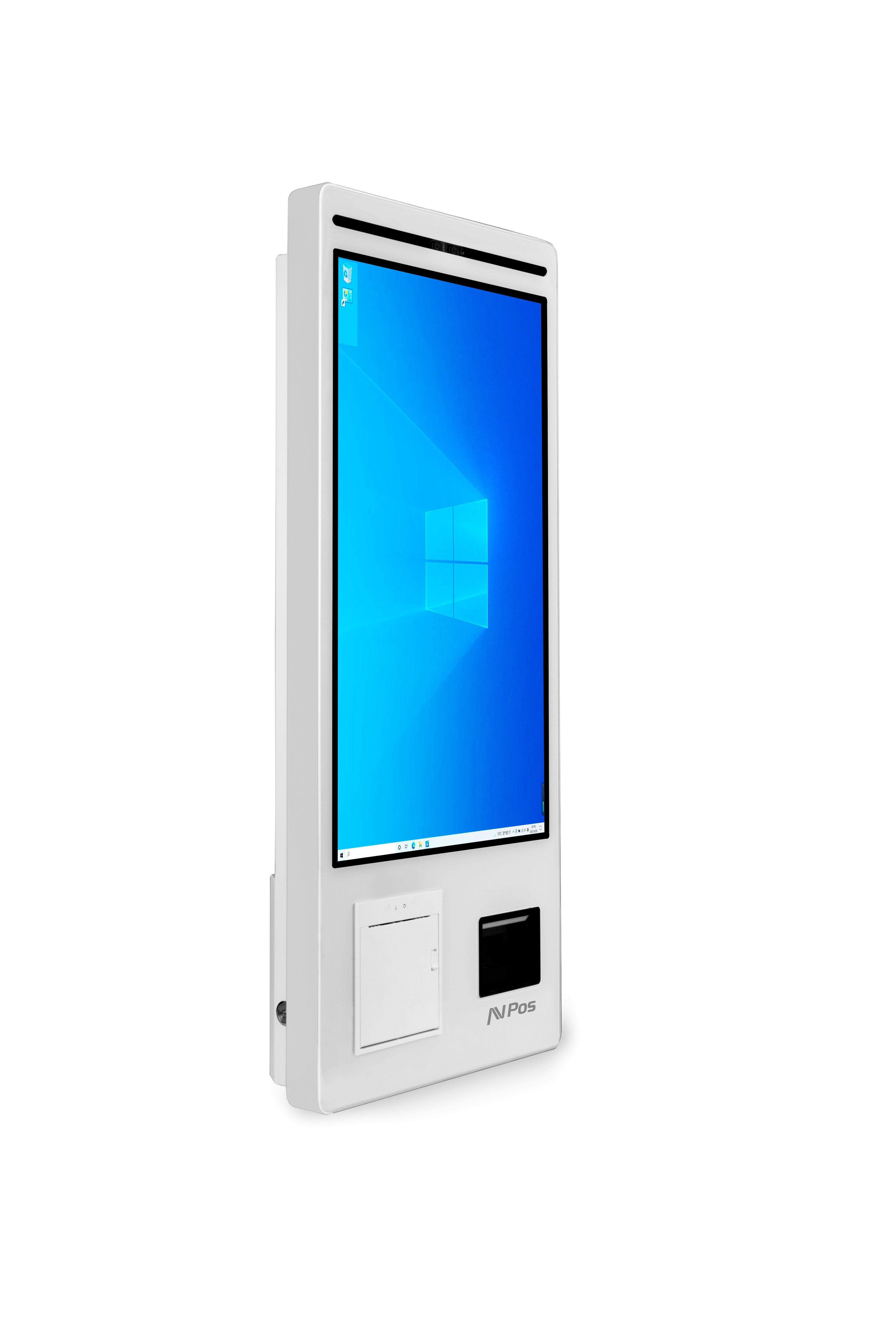Avpos Kiosko Autoservicio Suelo Fk27 - 27 Pulgadas Tactil - I5 - 8gb Memoria - Ssd 256gb - Escaner 2d - Impresora