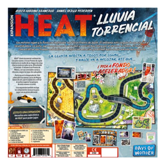 EAN 824968091821 - Asmodee DW9182 juego de tablero Heat: Lluvia torrencial Juego de mesa Carrera imagen 2