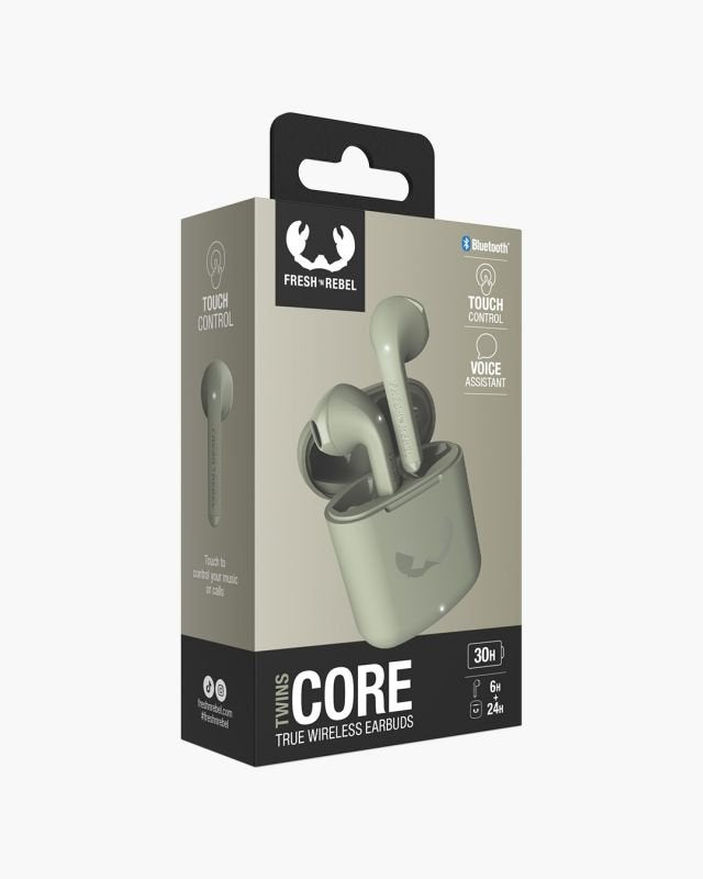 Auriculares Fresh'N Rebel Twins Core Inalambrico Dried Green
