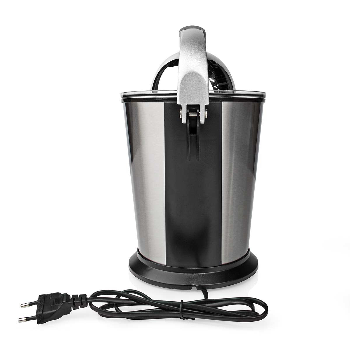 EAN 5412810408900 - Nedis KAJC200SR exprimidor Exprimidor eléctrico con brazo 100 W Aluminio, Negro imagen 4