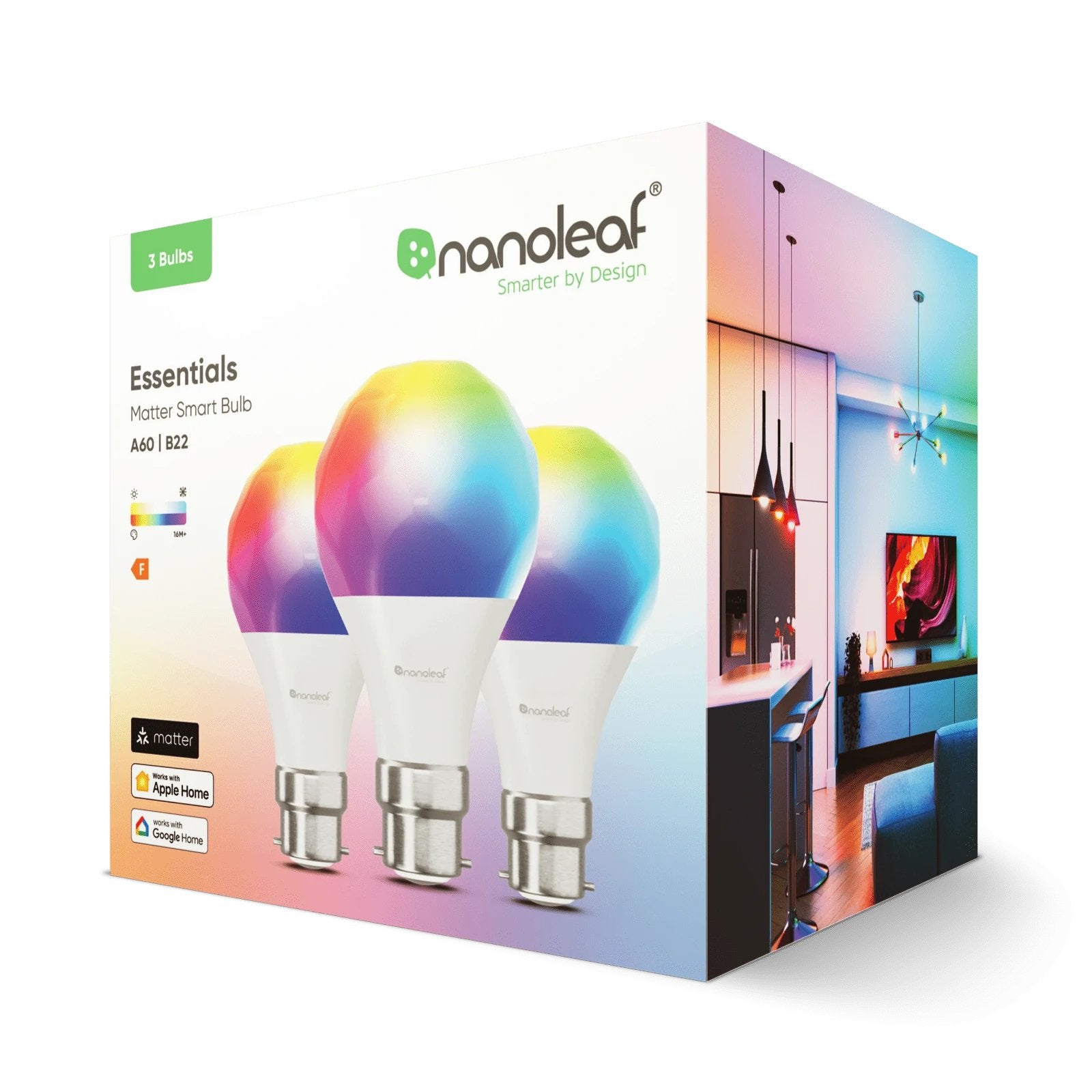 EAN 4897105331377 - Nanoleaf NF080B02-3A19B iluminación inteligente Bombilla inteligente Wi-Fi 8,5 W imagen 5