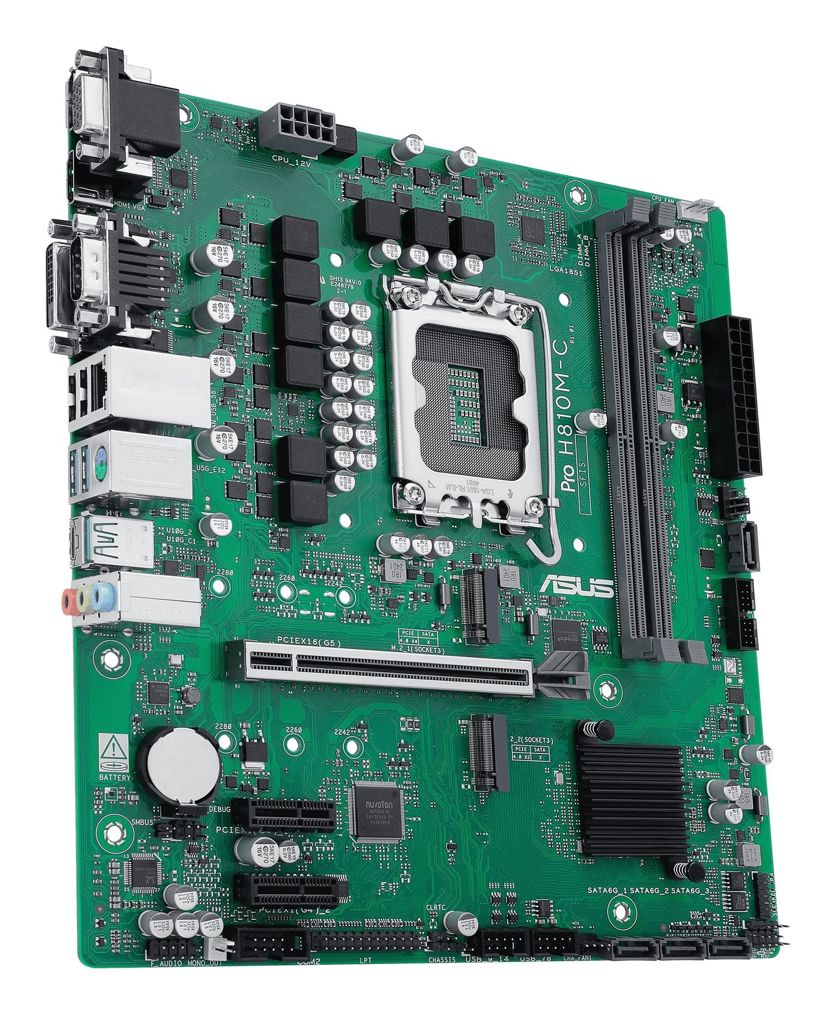EAN 4711387856512 - ASUS PRO H810M-C-CSM Intel H810 LGA 1851 (Socket V1) micro ATX imagen 4