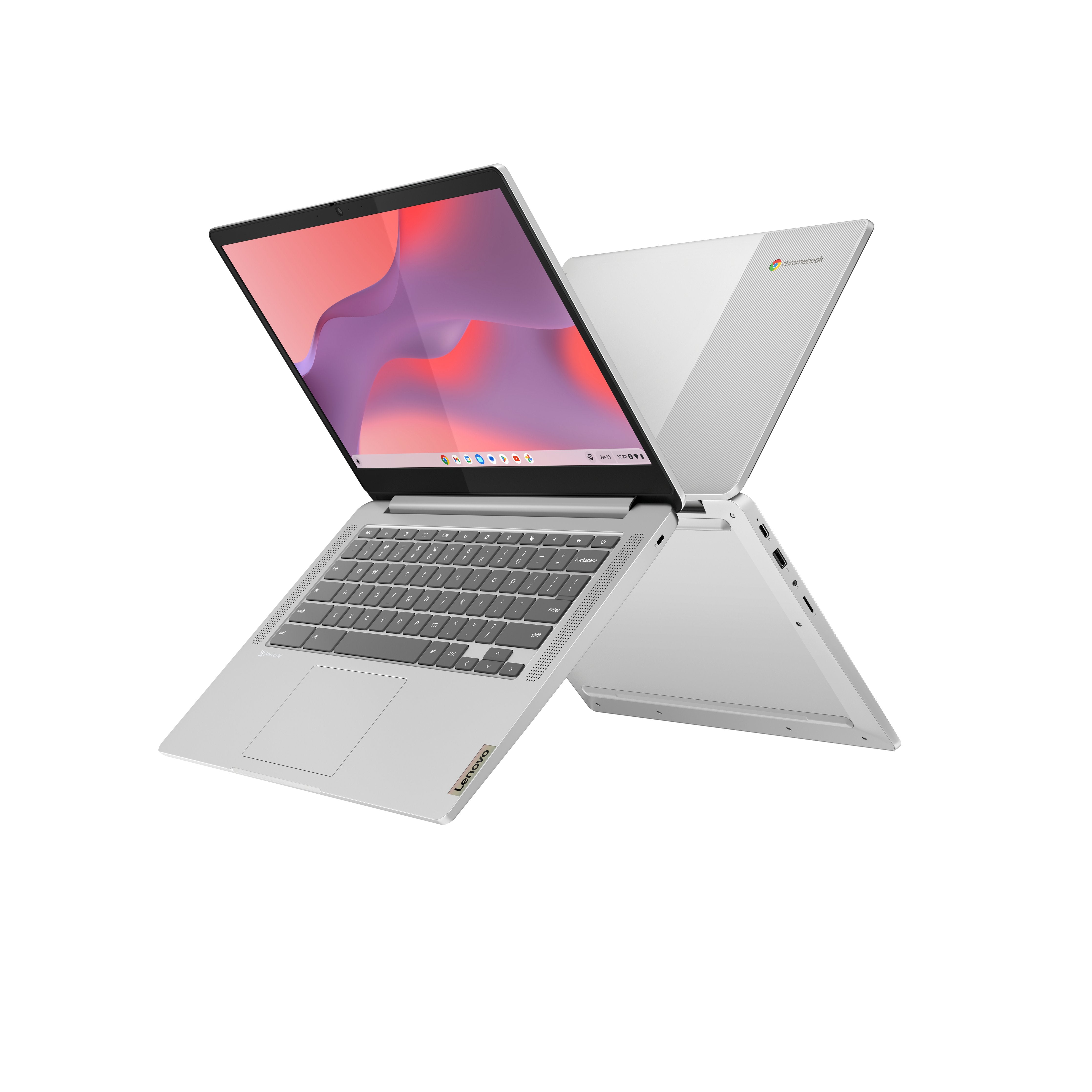 Lenovo Ideapad Slim 3 14m868 Chromebook 35,6 Cm (14") Full Hd Mediatek 8 Gb Lpddr4x-Sdram 128 Gb Emmc Wi-Fi 6 (802.11ax) Chromeos Gris