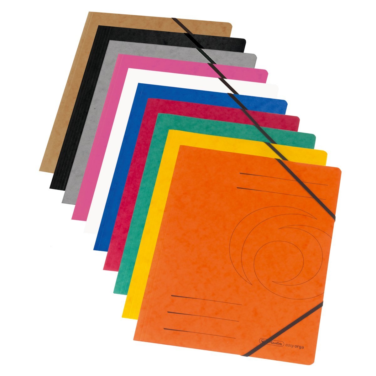 Herlitz 11166816 Carpeta Cartón Colores Surtidos A4