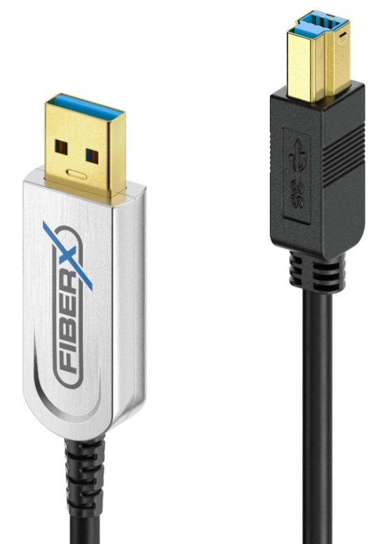 Purelink Fiberx Serie - Usb 3.1 Glasfaser Cable - Usb-A Usb-B - 10m