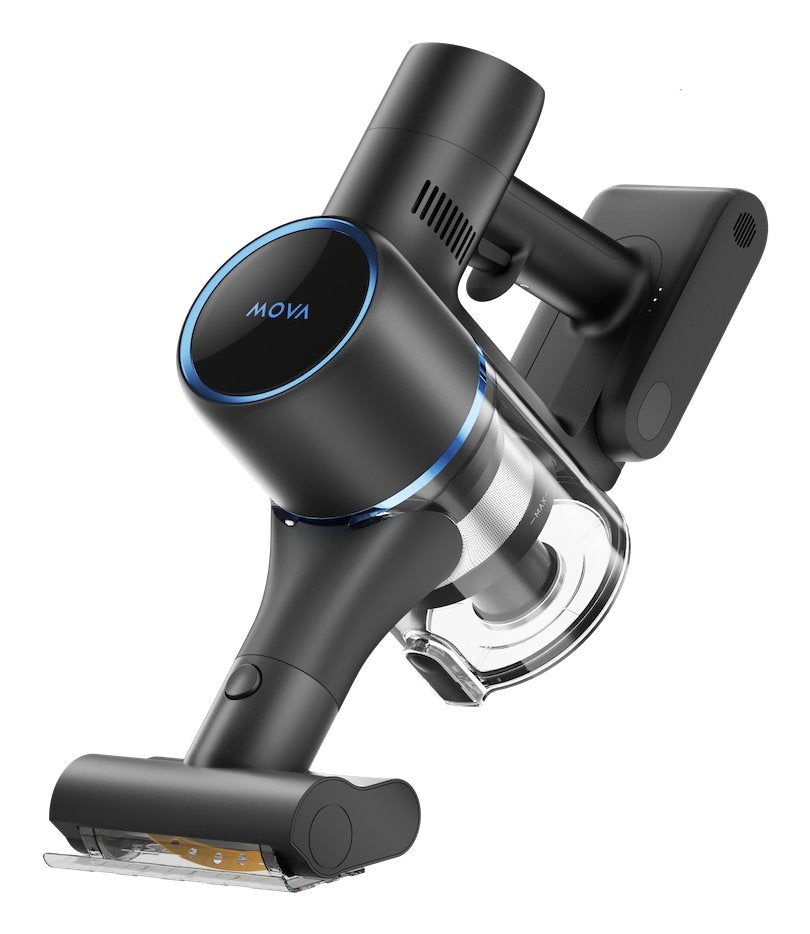 EAN 6977328062215 - MOVA Tech S4 Aspiradora escoba 2 en 1 Batería Secar Sin bolsa 0,6 L 425 W Negro, Azul 2,5 Ah imagen 5