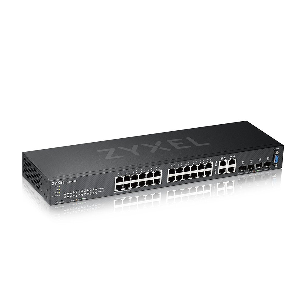EAN 4718937607440 - Zyxel GS2220-28-EU0101F switch Gestionado L2 Gigabit Ethernet (10/100/1000) Negro imagen 1