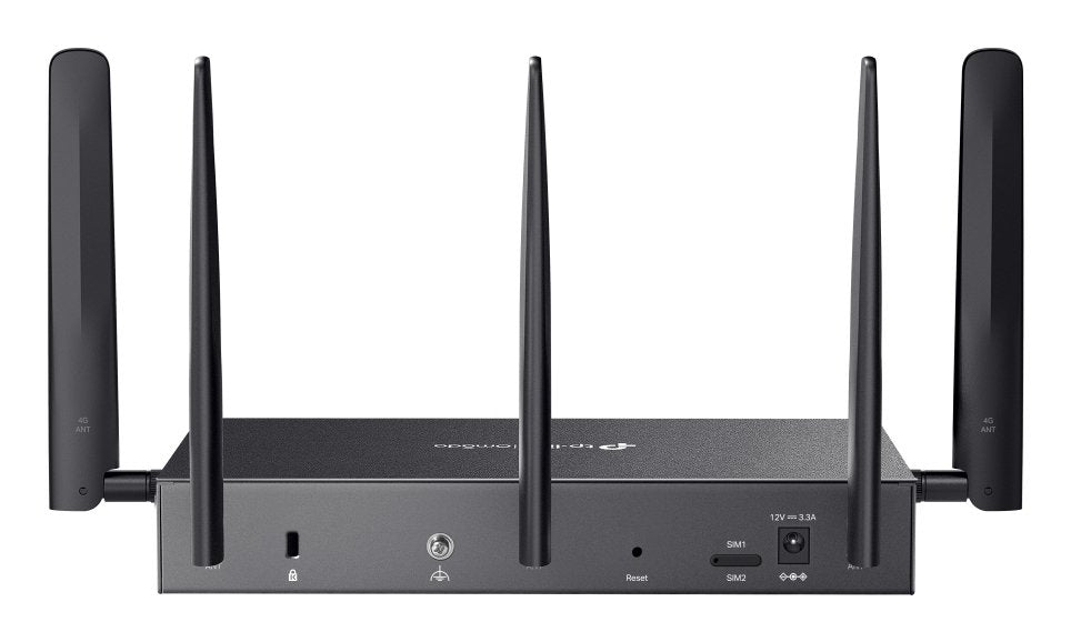 Tp-Link Omada Desktop Dsl Gateway Ax3000 Dr3650v-4g 4g+ Cat6 Gigabit Wan/8xlan