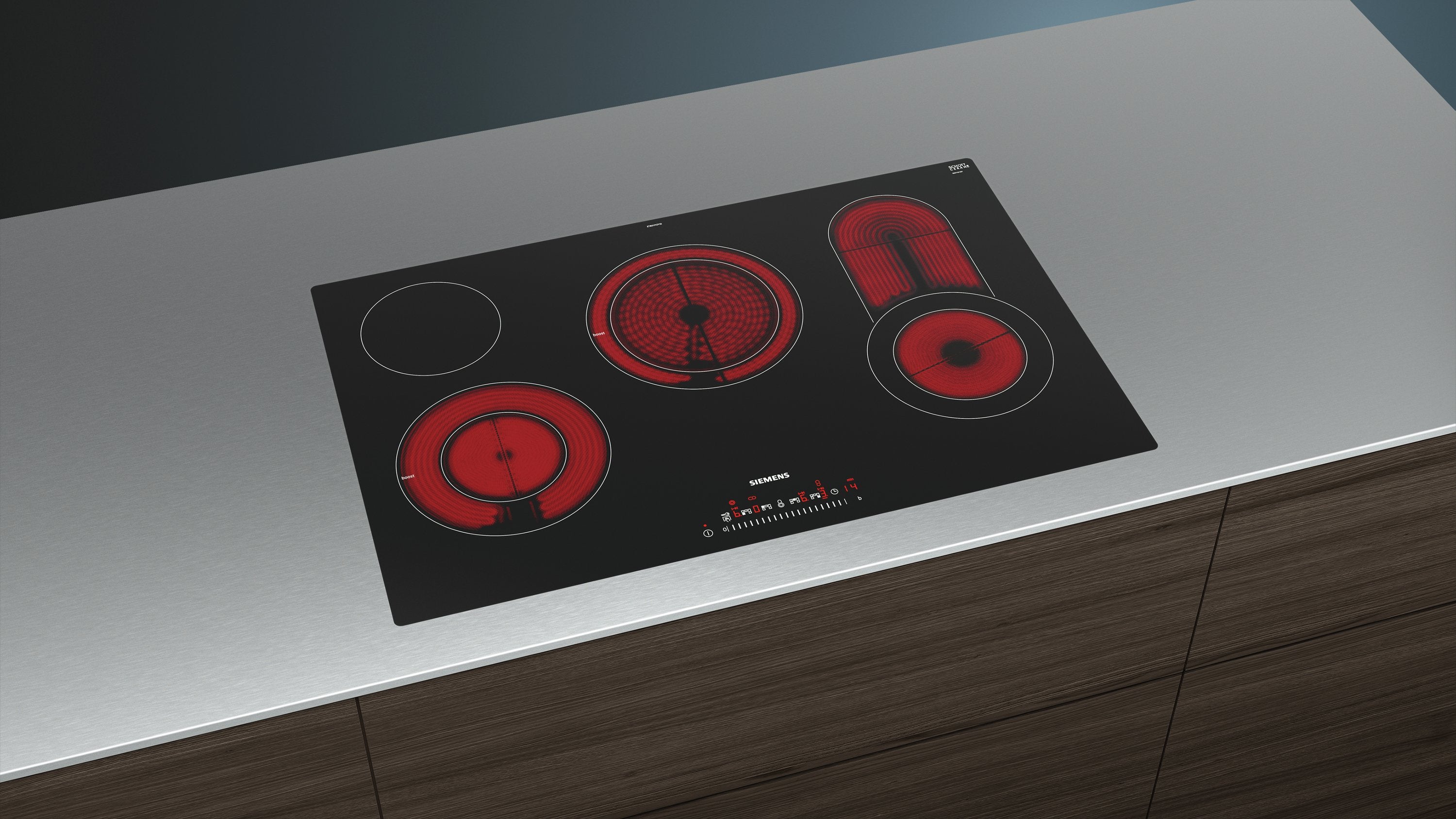 EAN 4242003766477 - Siemens ET801FCP1D hobs Negro, Acero inoxidable Integrado Cerámico 5 zona(s) imagen 4