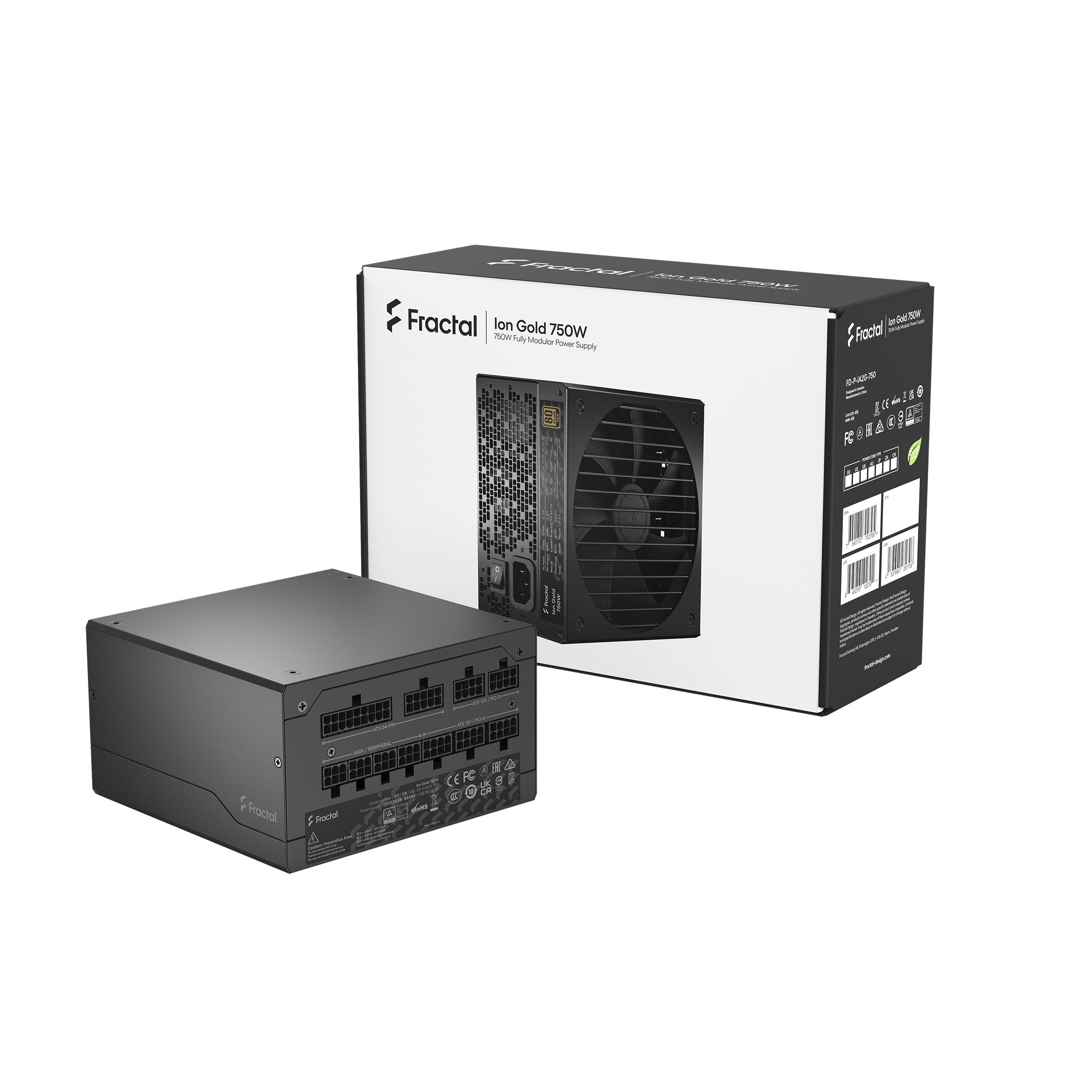 EAN 7340172702795 - Fractal Design Ion+ 750W Gold unidad de fuente de alimentación 24-pin ATX ATX Negro imagen 16