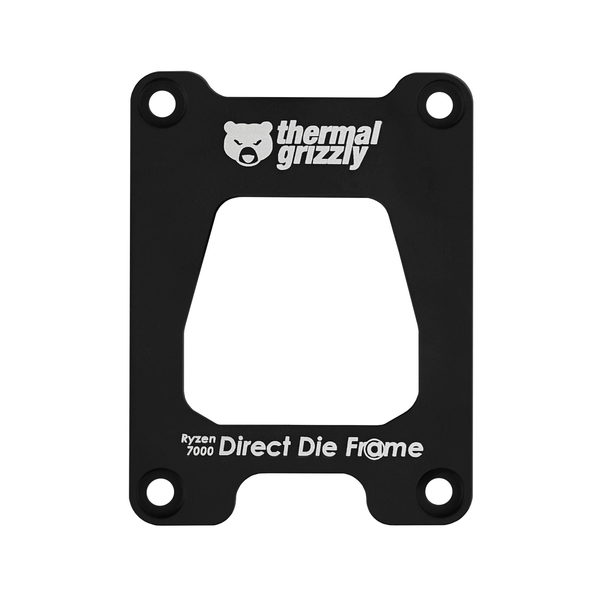 Thermal Grizzly Amd Ryzen 7000 Direct Die Frame, Montaje/Montaje Negro, Para Amd Am5 Tg-Ddf-R7000-R