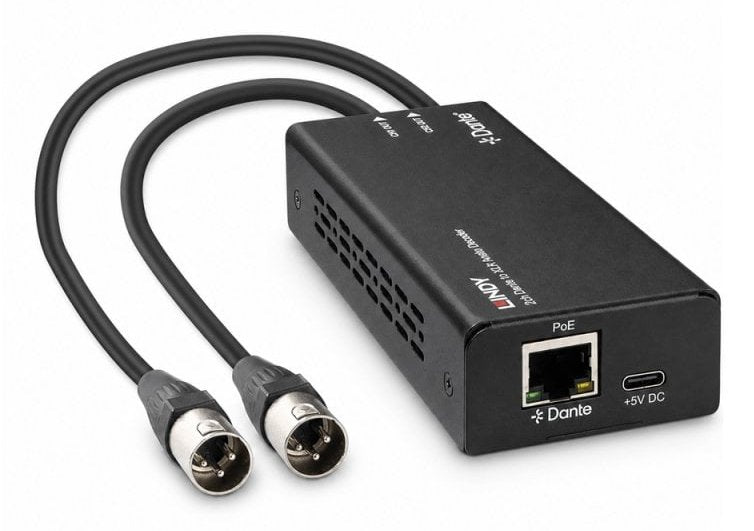 2ch Dante To Xlr Audio Decoder