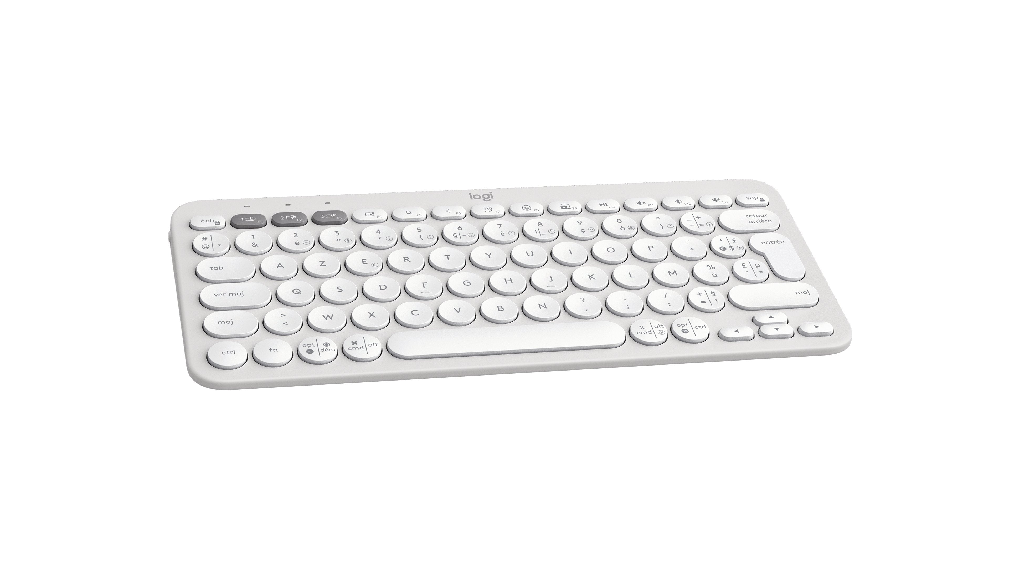 Pebble Keys 2 K380s Tonal White - Fra Bt N/A Central-419universal