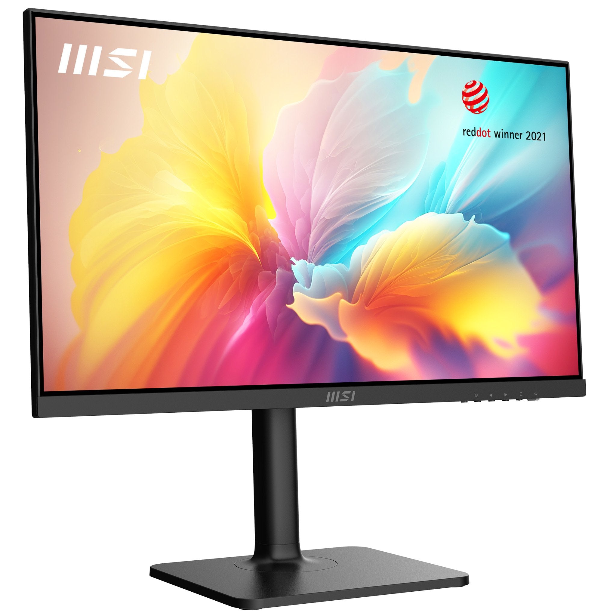 Msi Monitor Modern Md2412p. 23.8 (60cm). Plano. Ips. 1920x1080 (Fhd). 100hz. Negro