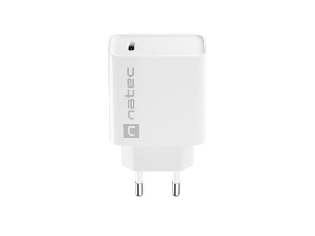 Cargador Usb Natec Ribera Usb-C 20w Pd Blanco
