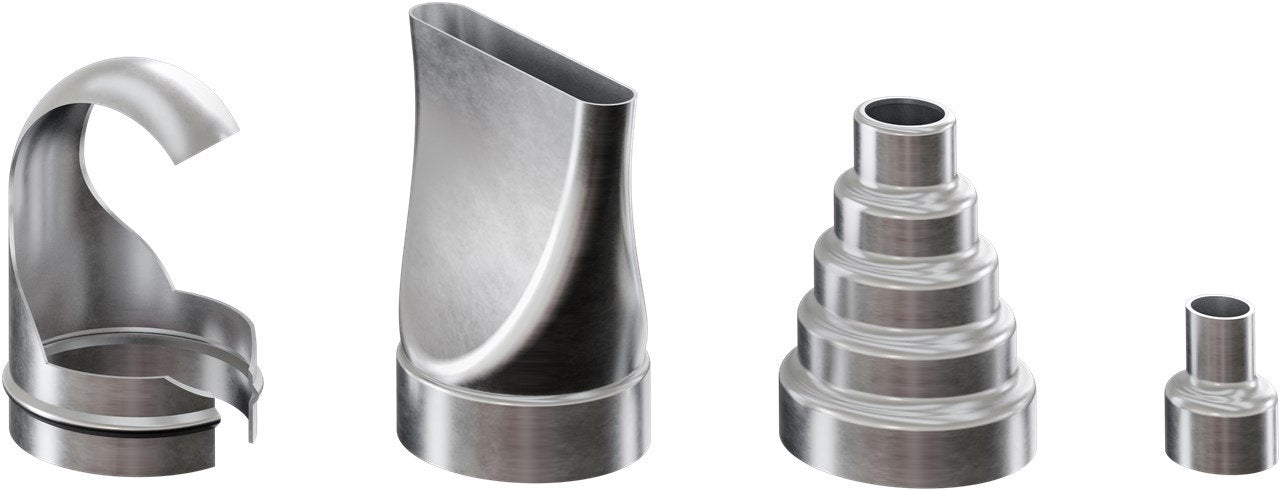 Pistola De Aire Caliente Premium, 1500 W
Con Pantalla Lcd, Dos Intervalos De Temperatura De Ajuste Continuo Y Cuatro Boquillas