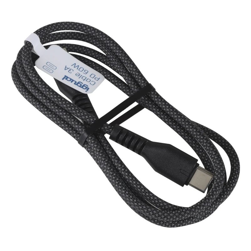 Cable Iggual Usb-C A Tipo C 60w 3a 100 Cm Trenzado