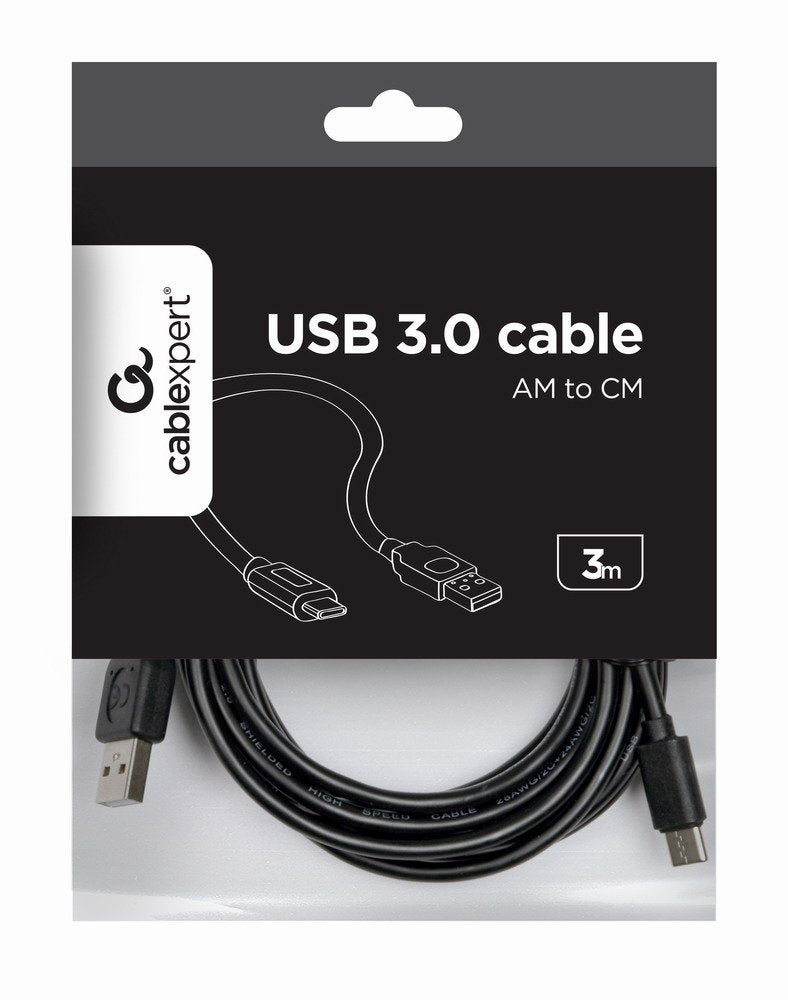Gembird Cable Usb 2.0 A Usb Tipo C 3m Negro