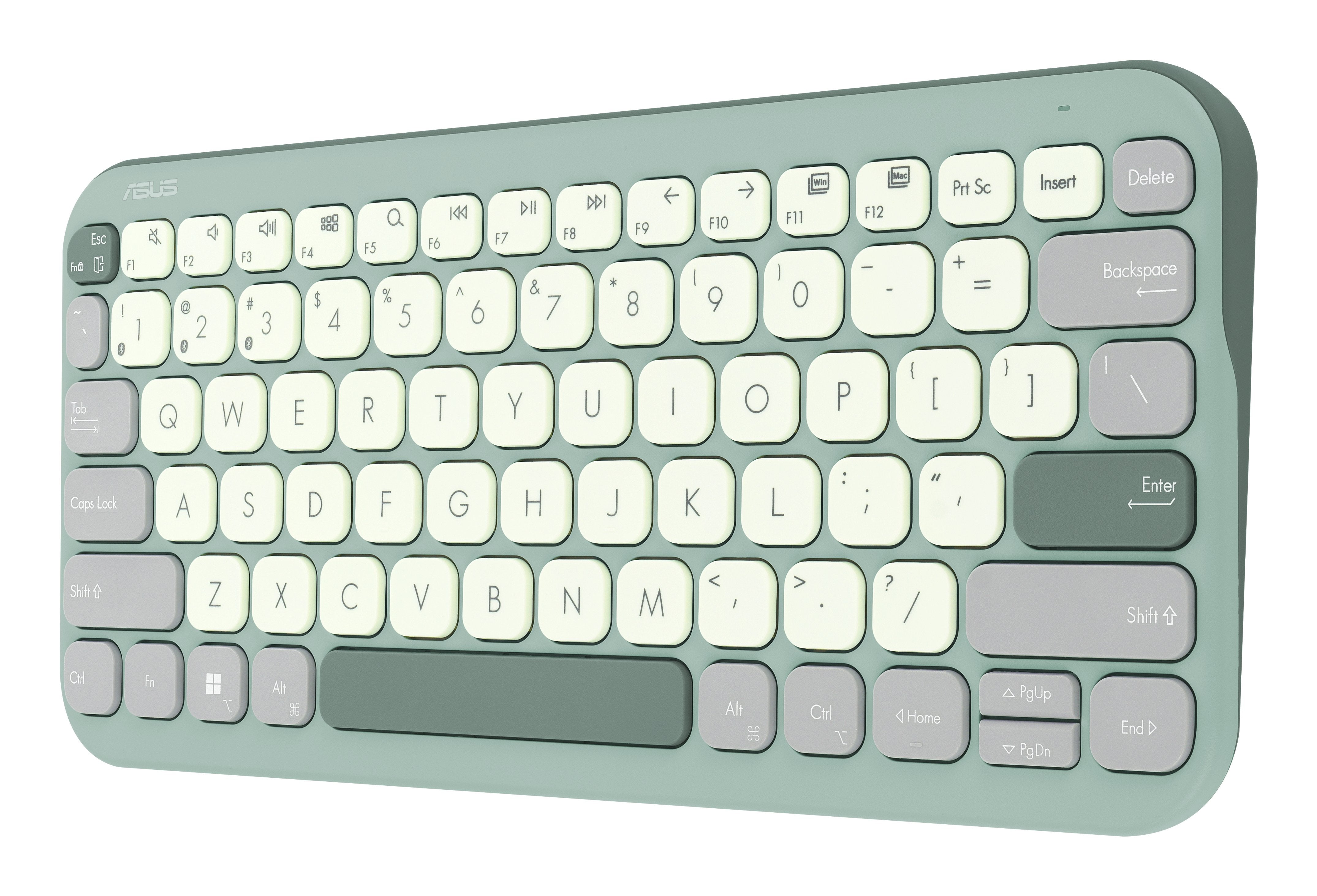 Asus Marshmallow Keyboard Kw100 Teclado Hogar Bluetooth Inglés De Ee. Uu. Verde