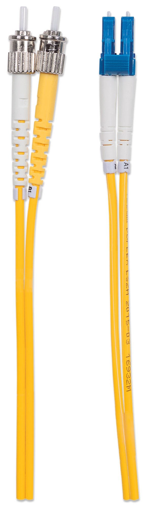 EAN 0766623750011 - Intellinet 750011 Cable de fibra óptica e InfiniBand 2 m LC ST Amarillo imagen 4