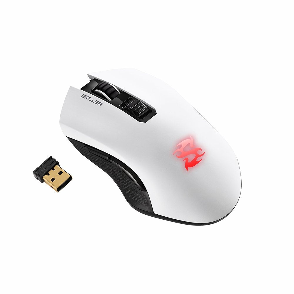Raton Gaming Sharkoon Inalambrico Sgm3 Blanco Rgb