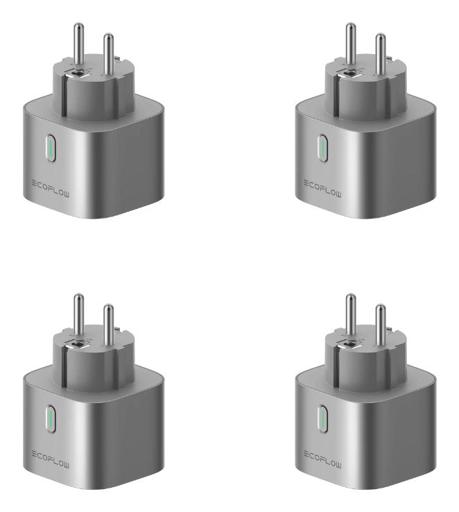 EAN 4895251607780 - EcoFlow EFA-SMARTPLUG-EU-4P enchufe inteligente Hogar Plata imagen 1