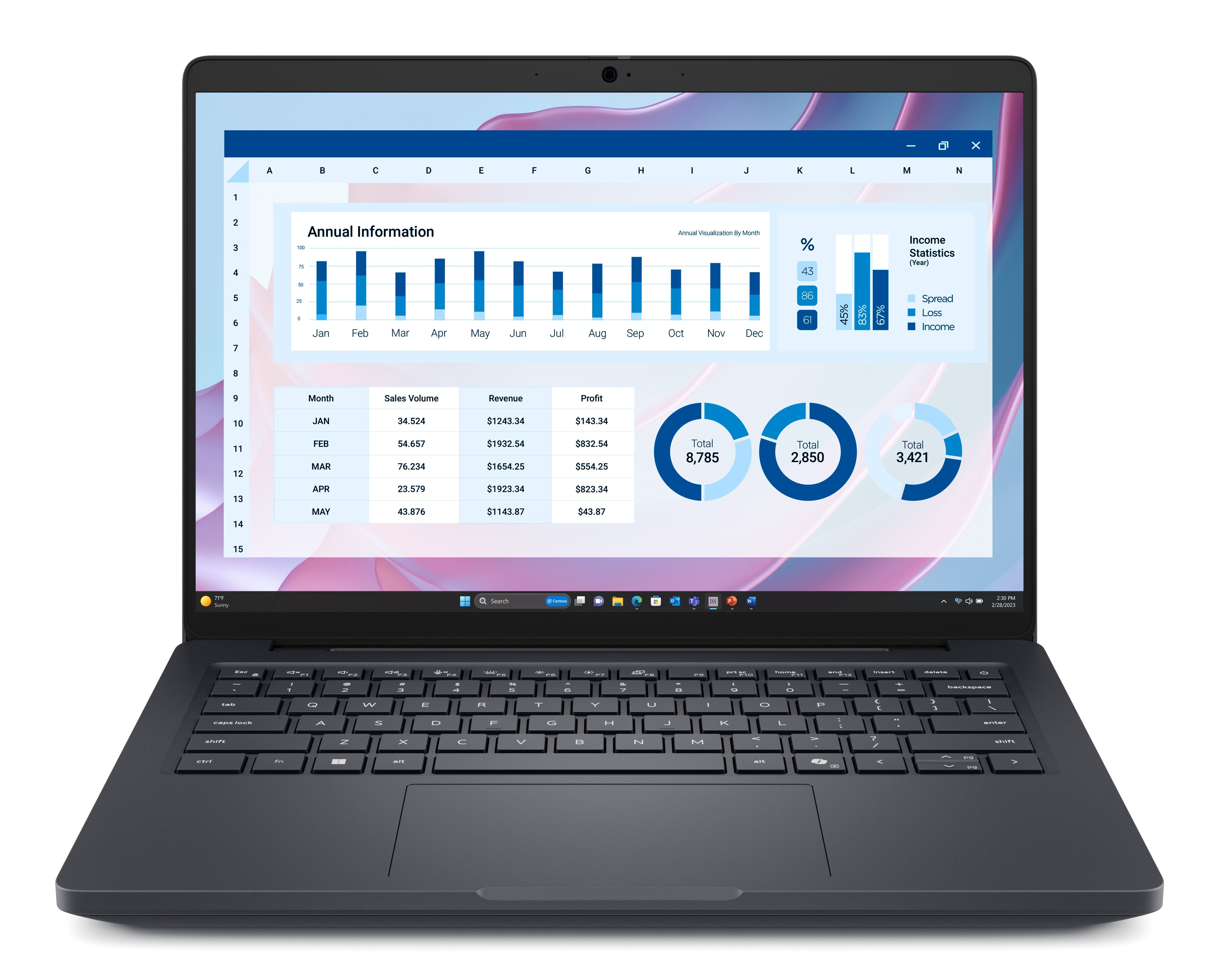 Notebook Dell Fhd+ Pro Max 14 Mc14255