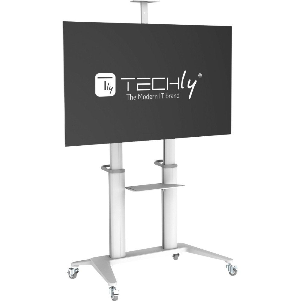 EAN 8059018362183 - Techly ICA-TR49W mueble y soporte para dispositivo multimedia Blanco Panel plano Carro multimedia imagen 4