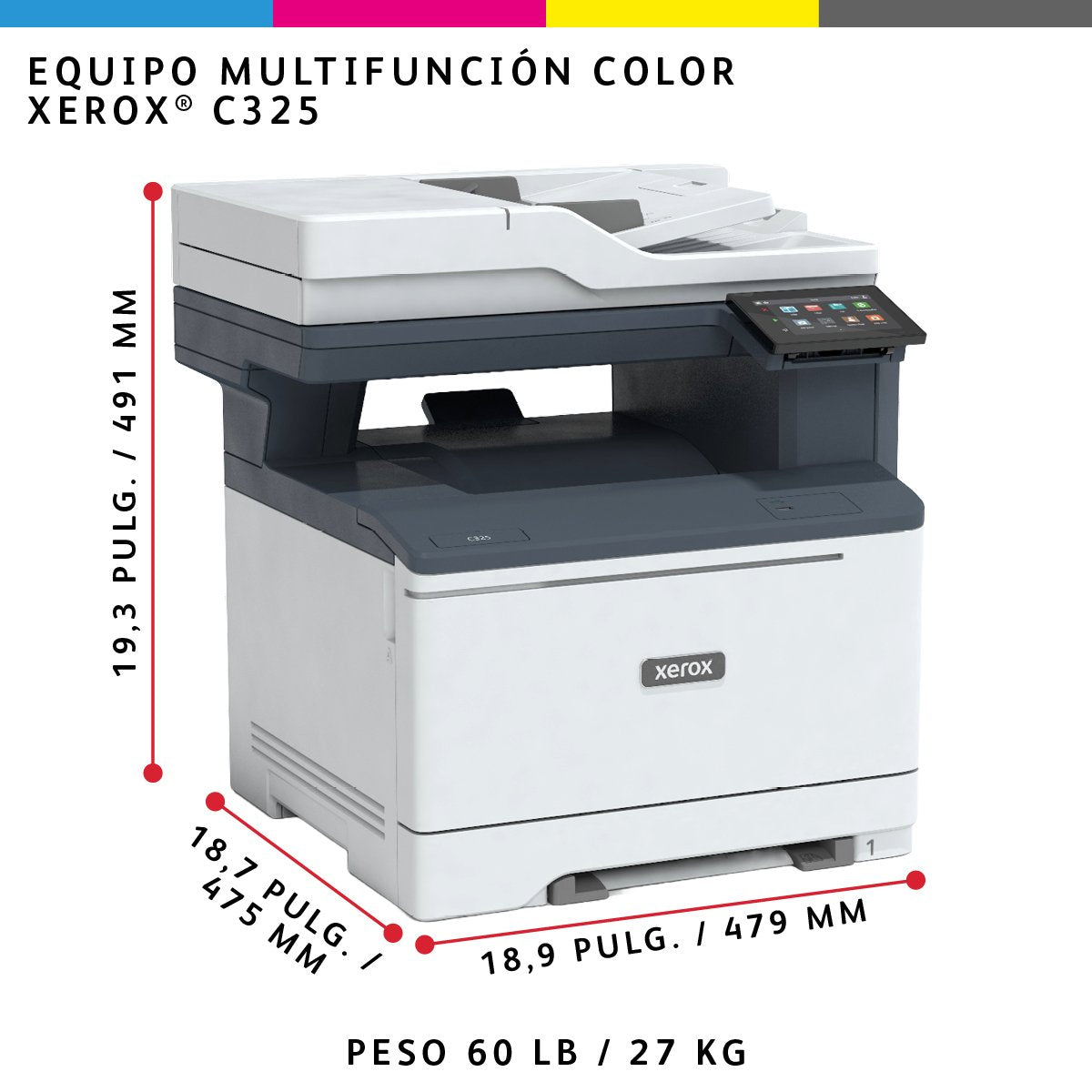 EAN 0095205044362 - Xerox C325V_DNI impresora multifunción Laser 4800 x 4800 DPI 35 ppm Wifi imagen 6